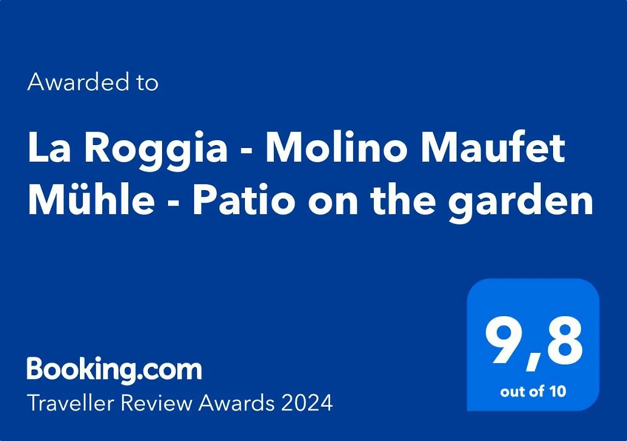 La Roggia - Lake Como Heritage Home In Molino Maufet Watermill - Patio On The Garden Colico