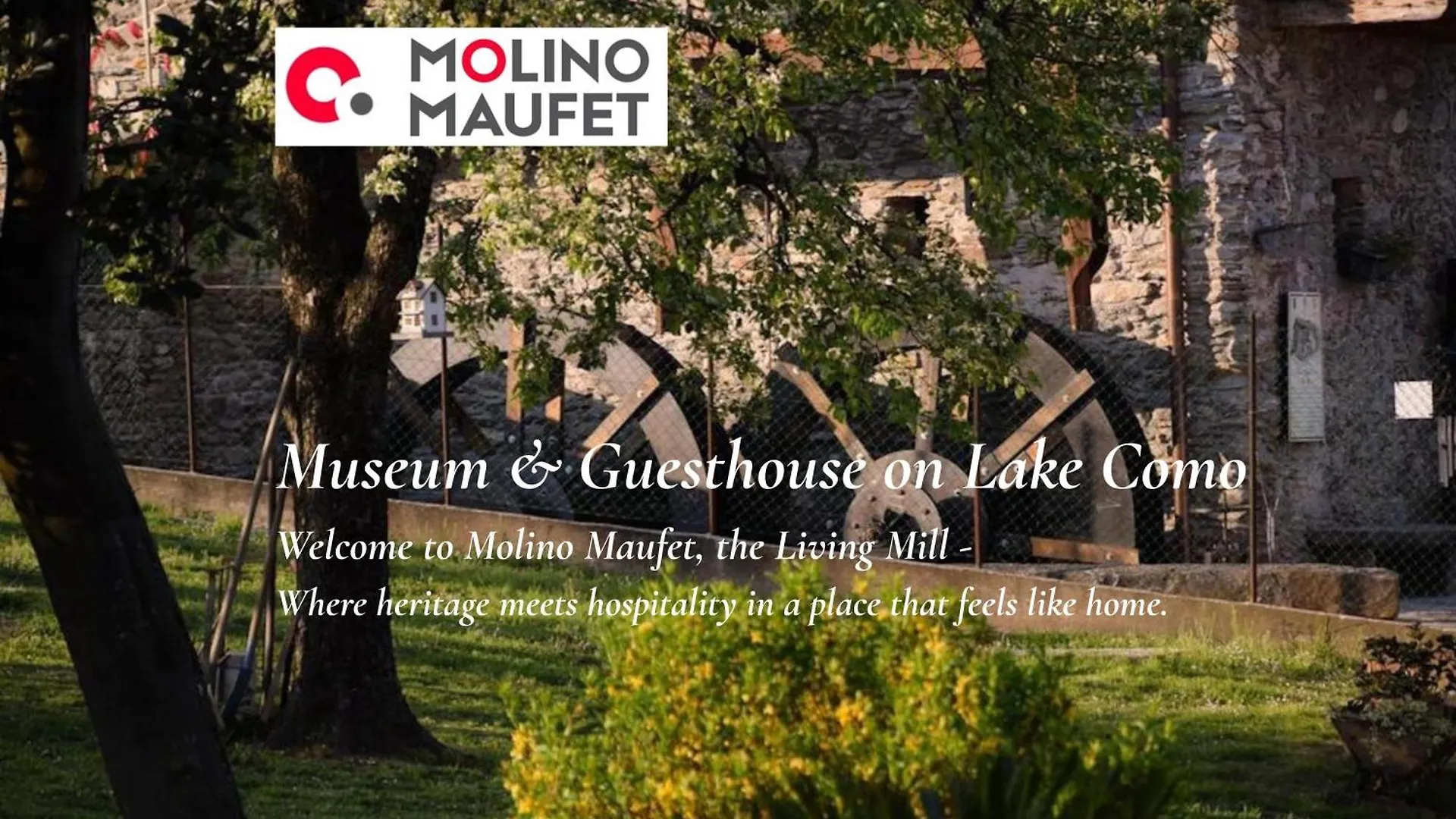 La Roggia - Lake Como Heritage Home In Molino Maufet Watermill - Patio On The Garden 科利科 意大利